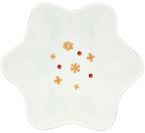 THUN - Schale Stern Porzellan mittel Ø 19 cm Weihnachtsüberraschungen