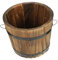 PAMINGONO Holzstamm Mörtelwanne Baumstamm Blumentopf Gross Blumentopf Outdoor Milchkanne Deko Pflanzkübel Terracotta Gartenteich Becken Geldbaum Zimmerpflanze Teichschale