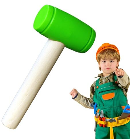Martillo de juguete para niños,Juguete de martillo para niños, Juguete educativo de mazo de simulación, Los niños juegan con mazo, martillo portátil para entretenimiento, relajación y juegos de rol
