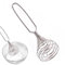 Frusta per uova – Frusta a molla a spinta, in acciaio inox, frusta a molla in acciaio inox, frusta per panna frusta per uova, frullatore per cucinare, frullare, frullatore da cucina, frusta per uova e