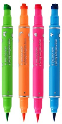 Doppelköpfige Augenliner, Eye Liner Doppelköpfig,SEAL Eye Liner Bleistift | Set von 4 wasserdichten Make-up-Werkzeugen für Frauen Mädchen, tragbare lang anhaltende Kosmetik