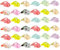 Nyutcwe 36pcs Mini Harz Axolotl, niedliche Axolotl Mini Harztiere, Tiere für DIY Craft Dollhouse Ornament Tank Dekor Geschenke, zufällige Farbe