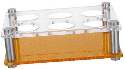 CIYODO Organizador De Vasos De De Acrílico: Bandeja Para Guardar 6 Vasos De Vino De 210 Ml/7 Oz, Ahorra Espacio. Portavasos Para Bar, Restaurante Y Fiestas.