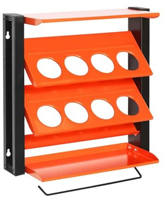 ZAYIUKI Efficient Wall Mounted Sprayer Bottle Can Holder Utility Storage Cabinet Rack Organizers for Home Garage and Workspaces