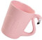 Healifty Taza de Cerámica Flamenco Rosa de Vaso para Bebidas Frías y Calientes para Oficina y Hogar Taza de Café y Leche Material Cerámico Duradero y Elegante