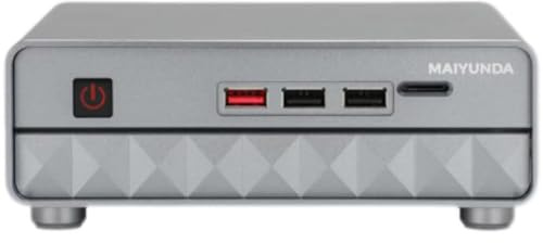 HKUXZR Mini PC, Intel N305 M1 Mini Pro NAS Host Soft Router, 4 x Intel i226-V 2.5G, 1 x DDR5 4800 MHz, 1 x DP1.4, 1 x HDMI2.1, supporto 4K 60Hz, supporta fino a 5 x M.2 (PCIE3.0 × 1) Nvme (32 GB RAM 2