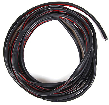 WINOMO Baguettes Protection Portiere Voiture Noir 5M