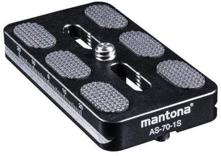 Mantona Schnellwechselplatte Arca Swiss, 70 mm schwarz