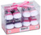 BRUBAKER 4 paia di calze neonato da 0-12 mesi - calzini femminuccia design classico in rosa