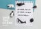 QUALY Save The Ocean Magnete 6 Stück im Set Meerestiere Deko Schwarz/Weiß, ca. 2.5cm umweltfreundliche Herstellung. Notizen-Halter, Büro, Geschenk, Weihnachten