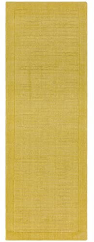 - LordOfRugs - Teppichläufer mit abstrakter Collage, 100 % Wolle, handgeschnitzt, dick, Pastellfarben, mehrfarbig, 60 x 230 cm