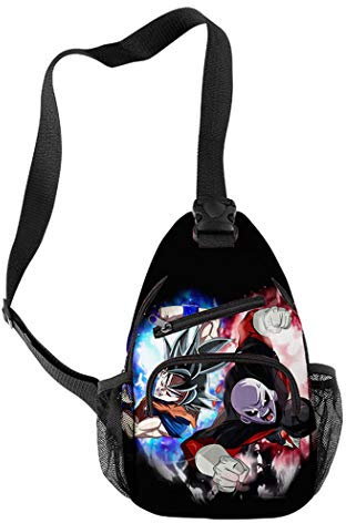 WANHONGYUE Dragon Ball Anime Umhängetaschen Brusttasche Wandertasche Schultertasche Sling Crossbody Bag / 28