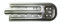 Franza Bruciatore per Forno a Gas e Barbecue BBQ in lamiera 310 mm. x 110 mm. Bompani Sovrana - A0401