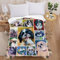 Treer Kuscheldecke Flanell Decke Überwurf - 3D Hund Druck Wohndecke Weiche Mikrofaser Fleecedecke als Sofadecke, Couchdecke, Sofaüberwurf, Bettüberwurf, Tagesdecke (150X200cm,Shih Tzu)