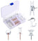 AIEX 125pcs Push Pins Set, Including Clear Plastic Push Pin Hook Pushpin Clip Push Pins Decorative Thumb Tacks with Stainless Steel Point Push Pins Bulletin Board Office Wall (5 Style), Transparent