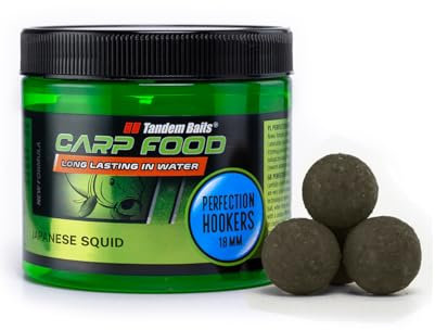 Tandem Baits Karpfen Futter Angelfutter Hakenköder Perfection Hookers 18 mm 120 g Japanischer Tintenfisch