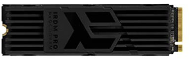 Goodram IRDM PRO SSD 2TB - M.2 2280 PCIe Gen4 x4 NVMe - Fino a 7000 MB/s in lettura, 6850 MB/s in scrittura - Controller Phison E18 - Dissipatore in alluminio - Cache DRAM - Flash 3D TLC