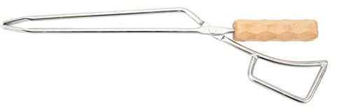 LANTRO JS Kaminzange Kaminholzzange Brennholzzange Universal Lang Brennholzzange Kaminholzzange Kaminholzzange für Lagerfeuer und Kamine, Kaminholzzange für Grills