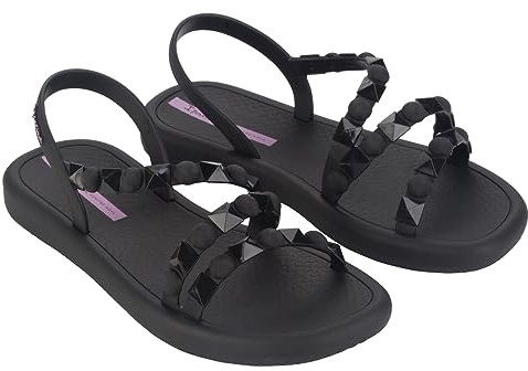 Ipanema MEU Sol Flatform Ad, Damen-Sandalen, Schwarz/Weiß, 35/36 EU