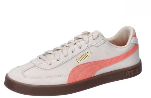 PUMA Club II Era, Sneaker Unisex Adulto, Alpine Snow-Fluro Peach PES-Gum, 36 EU