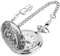 Xrten Vintage Taschenuhr, Taschenuhren für Herren, Retro Taschenuhr Herren mit Kette, Arabisch Ziffern Quarz Taschenuhr, Silber Taschenuhr für Männer Frauen Vater Opa Geburtstag Jahrestag