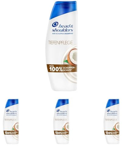 Head & Shoulders Tiefenpflege Anti-Schuppe-Shampoo 300ml Mit Kokosöl, Zur Täglichen Anwendung. Bis Zu 100% Schuppenschutz, Klinisch Getestet. Jeder Haar- Und Kopfhauttyp. Reines Frischegefühl