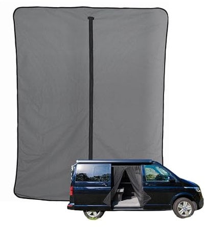 FUTURA8 Zanzariera magnética per Furgone, Compatibile con T5, T6 - zanzariera con Porta Magnetica, Accessori Camper, Accessori per Furgoni Camper, Tenda zanzariera per Porta Esterna, Zanzariere