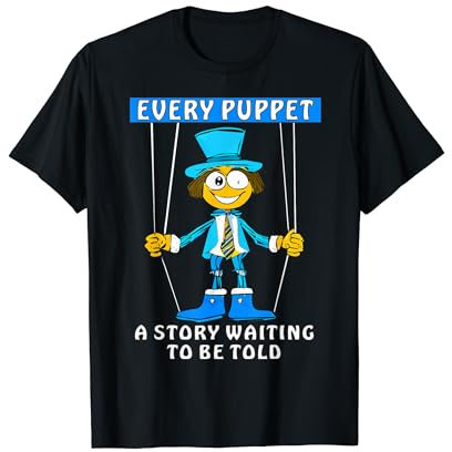 Bauchreden Marionettenspiel Vorführung Puppe Puppenspieler T-Shirt