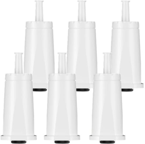 6er-Pack Kaffeemaschinen-Wasserfilter für Sa ge Barista Express, Claroswiss, Barista Touch, BES008 Ersatz SES008WHT0NEU1, SES810, SES875, SES880, SES920, SES980, SES990