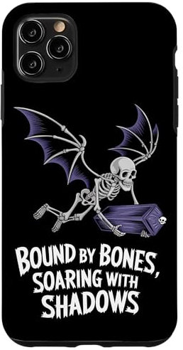 iPhone 11 Pro Max Satanic Skeleton Coffin Goth Skull Case