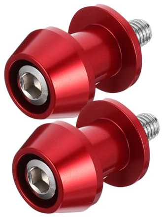 BUGUUYO 6pcs Motorcycle Rear Lift Screws Aluminum Swing Arm Spool Screws for Easy Installation and Compact Design for Racing Motorcycles