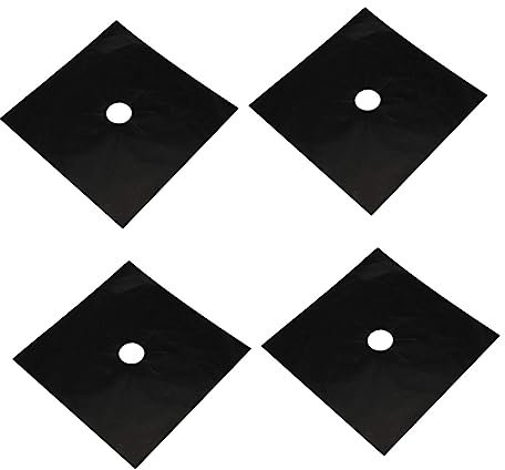 BUGUUYO Gasherd-einlagen Brennerschutz Gasherd-schutz Spülmaschinenfest Antihaftbeschichtet Für Herdbrenner