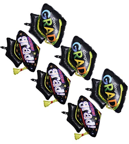 Genérico 6 Piezas Globos De Aluminio Globos De Acción De Gracias Cartel De Globo De Feliz Cumpleaños De Luz Lindos Kit De Hola Bomba De Globo De Helio Decoración