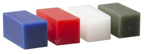 MIBICIRI 4 Piece Colorful Carving Wax (4 Color) | Working Wax Model Design, Mold Sculpting, Dental Oral Materials, For Students Practice