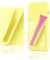 TPZORJX Lipgloss-Schutzhülle für Handy, lipgloss handyhülle，handyhülle lipgloss halter，seidiges Silikon, zum Aufkleben, kompatibel mit iPhone, Samsung, Galaxy, Android-Smartphones (Gelb)