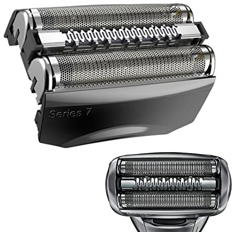 70B, Ersatzscherköpfe für Series 7, Kompatibel mit Scherkopf Series 7,720cc, 730cc, 735s, 750cc, 760cc, 790cc, Kompatibel mit Series 7 Elektrorasierer, Schwarz
