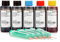 Octopus 5X 100 ml CMYK Druckertinte Nachfülltinte Refilltinte kompatibel für Canon PGI-580, CLI-581 Tintenpatronen für Canon Pixma TR, TS Drucker (kein OEM)