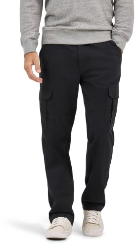 Wrangler Authentics Men's Relaxed Fit Stretch Cargo Pant Casual Pants