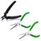 SPEEDWOX 3 Pcs Metalworking Pliers Set Jewelry Making Pliers Tools Needle Nose Pliers Flat Nose Pliers Flush Cut Pliers Outter Spring for Metal 3D Model Making