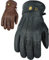 Texpeed Motorradhandschuhe Herren Leder - Biker Winter warm handschuhe - Weiches, leichtes echtes Schwarz - L