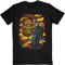 Iron Maiden Rock Off Unisex T-Shirt: Stranger in einem Strange Land (Back Print) (Small) - Large - Schwarz - Unisex, Schwarz, Large