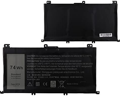 E-yiiviil Batterie de rechange 357F9 compatible avec Dell Inspiron 15 5000 7000 Series 5577 7566 7567 7559 7557 7567 7566