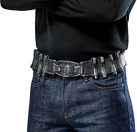 Rubie's Herren DC The Flash Movie Batman Molded Vinyl Utility Belt Costume Accessory Kostüm für Erwachsene, Schwarz, Einheitsgröße