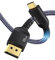 Maxonar Lot de 2 câbles DisplayPort USB C 1,4 8K@60Hz 4K@60Hz/144 Hz/120 Hz 5K@60Hz 2K@240Hz Thunderbolt 3/4 vers DisplayPort HBR3 Type C DP 1.4 pour Mac Studio M1 MacBook Pro 1.2M Noir Certifié VESA