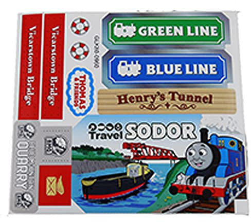 Mattel - Thomas & Friends Ersatz Etiketten/Aufkleberbogen für Fisher Price All Around Sodor Deluxe Set - GRF01