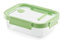 Lékué Recipiente hermético de vidrio para conservar/congelar alimentos, 1050 ml, rectangular