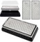 Doppelseitiger Diamant Schleifstein, 400/1000 Körnung Messerschärfer mit Rutschfester Kieselgelbasis, Messer Schleifen Rollschleifer Messerschärfer, Diamond Sharpening Stone, Diamantschleifstein