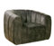 riess-ambiente.de Drehbarer Design Sessel Babylon 360° dunkelgrün Samt Lounge Cocktailsessel, Clubsessel mit Drehfunktion