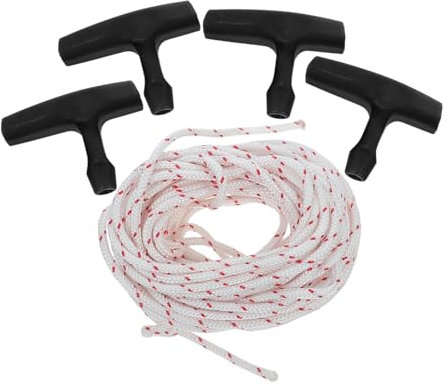 Levemolo 1ensemble Corde De Démarrage Avec Poignée Pour Débroussailleuse Tondeuse à Gazon Et Tronçonneuse Accessoire Pour Démarrage Moteurs