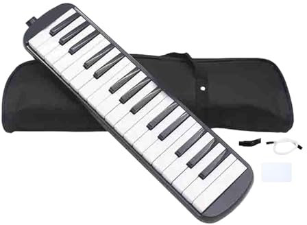 32 Key Melodica, Air Piano Keyboard Double Tubes Mouthpiece | Musical Instruments, Mouth Melodica, Organ Melodica for Adults, Students and Children